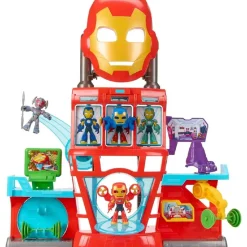 Online Iron Man and his Awesome Friends - Cuartel General Coleccionables Y Mini Mundos