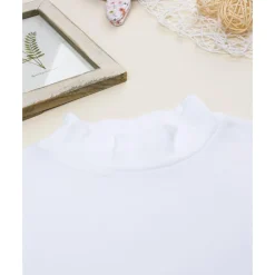 Jersey cuello alto blanco niño*Prenatal Hot