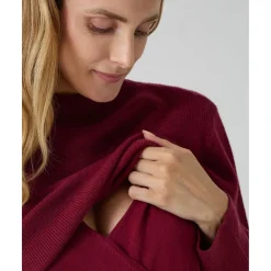 Jersey de lactancia burdeos*Prenatal Hot
