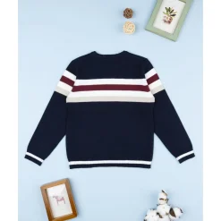 Clearance Jersey de niño a rayas azul y blanco Niño·Niño 2-10 Años|Niño 2-10 Años·Jerséis Y Sudaderas