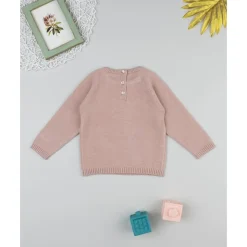 Jersey rosa de niña con gato*Prenatal Discount