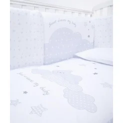 Sale Juego de Cuna 4 Piezas Unisex "Hipopótamo" Ropa De Cama·Sábanas Y Mantas|Recién Nacido·Ropa De Cama