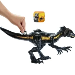 Jurassic World - Figura de dinosaurio Jurassic World Indoraptor con equipo de ataque y seguimiento ㅤ*MATTEL Hot