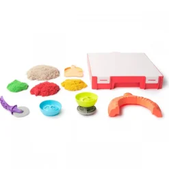 Clearance Kinetic Sand - Kit creativo Squish Pizza Steam|Arte Y Manualidades