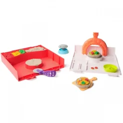Clearance Kinetic Sand - Kit creativo Squish Pizza Steam|Arte Y Manualidades