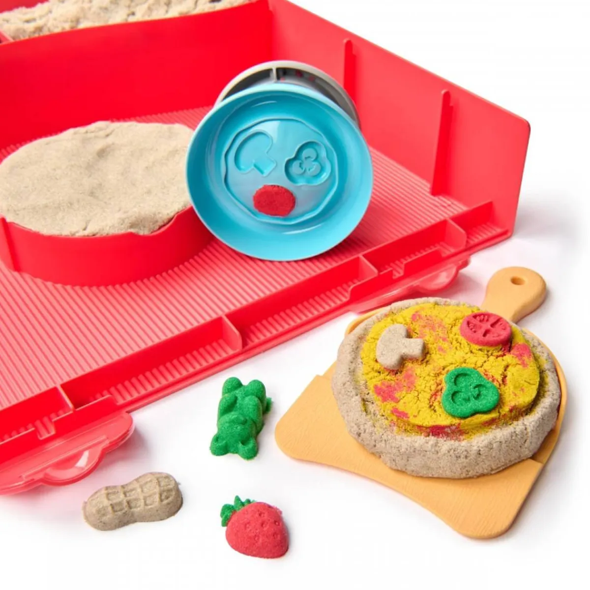 Clearance Kinetic Sand - Kit creativo Squish Pizza Steam|Arte Y Manualidades