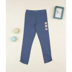 Leggings niña azul con estampado*Prenatal New