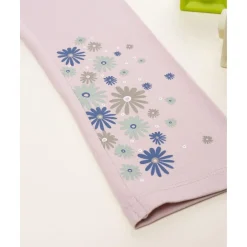 Sale Leggings niña rosa con flores Niña 2-10 Años·Leggings Y Faldas|Niña·Niña 2-10 Años