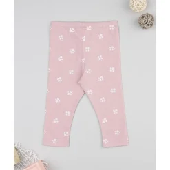 Outlet Leggings niña rosa con flores Bebé Niña 3-36 Meses·Leggings Y Faldas|Niña·Bebé Niña 3-36 Meses