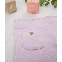 Leggings niña rosa estampado*Prenatal