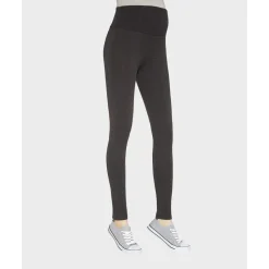 Leggings Premamá Gris Oscuro con Banda Ancha*Prenatal Sale