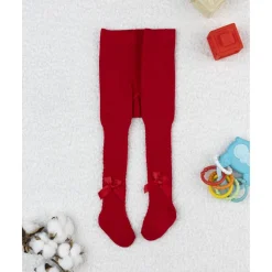 Leotardo rojo niña con lazo*Prenatal