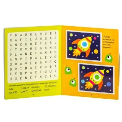 Libro con pinturas de cera (varios modelos)*TOYS 