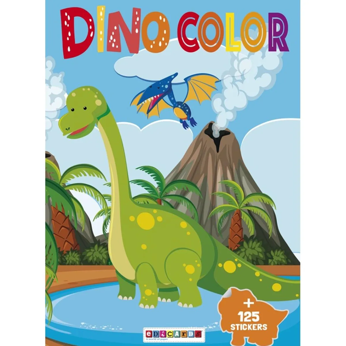 Libro infantil con actividades para colorear + 125 pegatinas interactivas (Varios modelos)*TOYS "R" US New