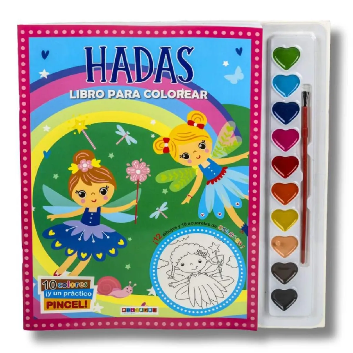Libro para colorear con acuarelas (varios modelos)*TOYS "R" US Discount