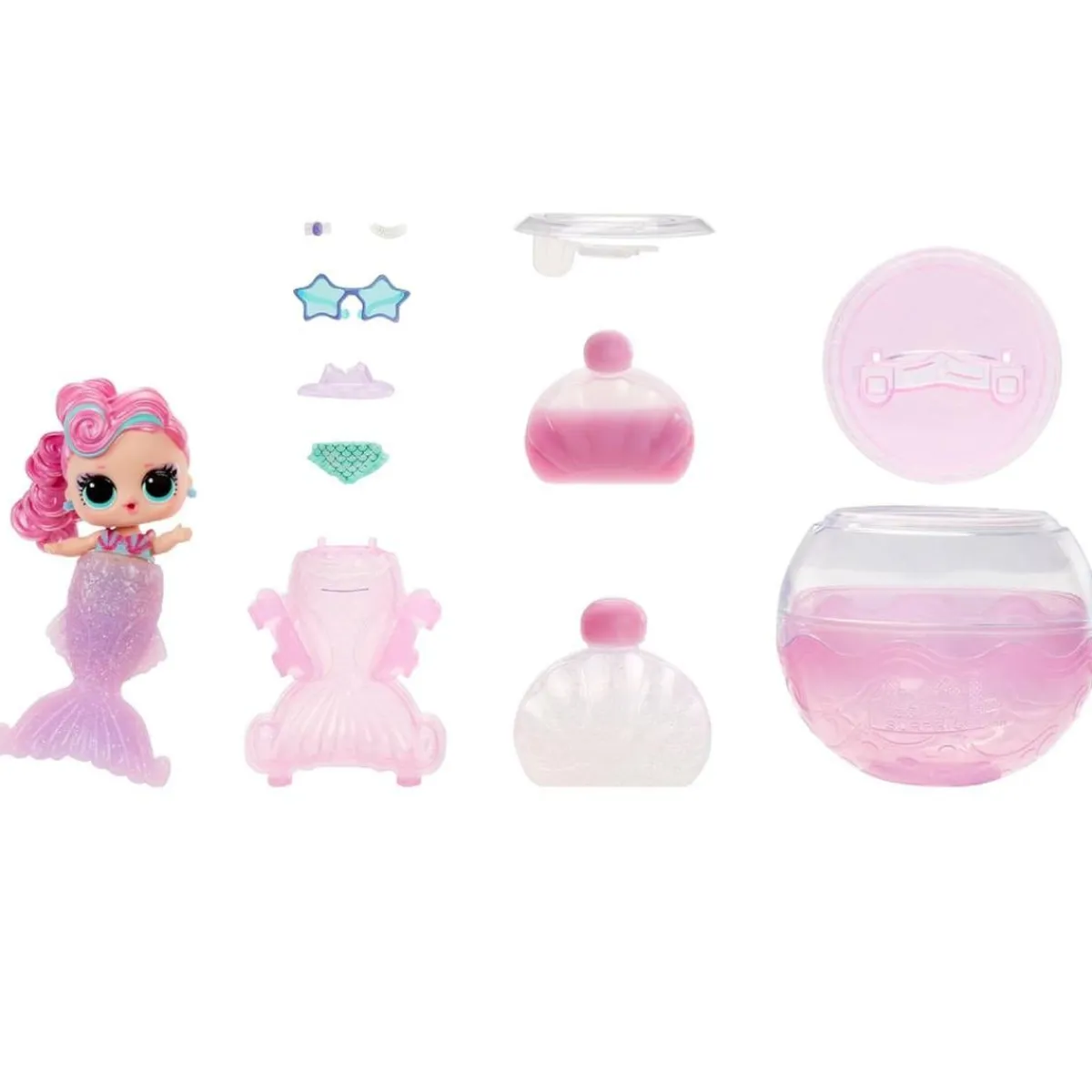 New L.O.L. Surprise - Just add Water - Pack 3 muñecas fantasía (sirena, hada y unicornio) Coleccionables Y Mini Mundos