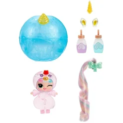 New L.O.L. Surprise - Just add Water - Pack 3 muñecas fantasía (sirena, hada y unicornio) Coleccionables Y Mini Mundos