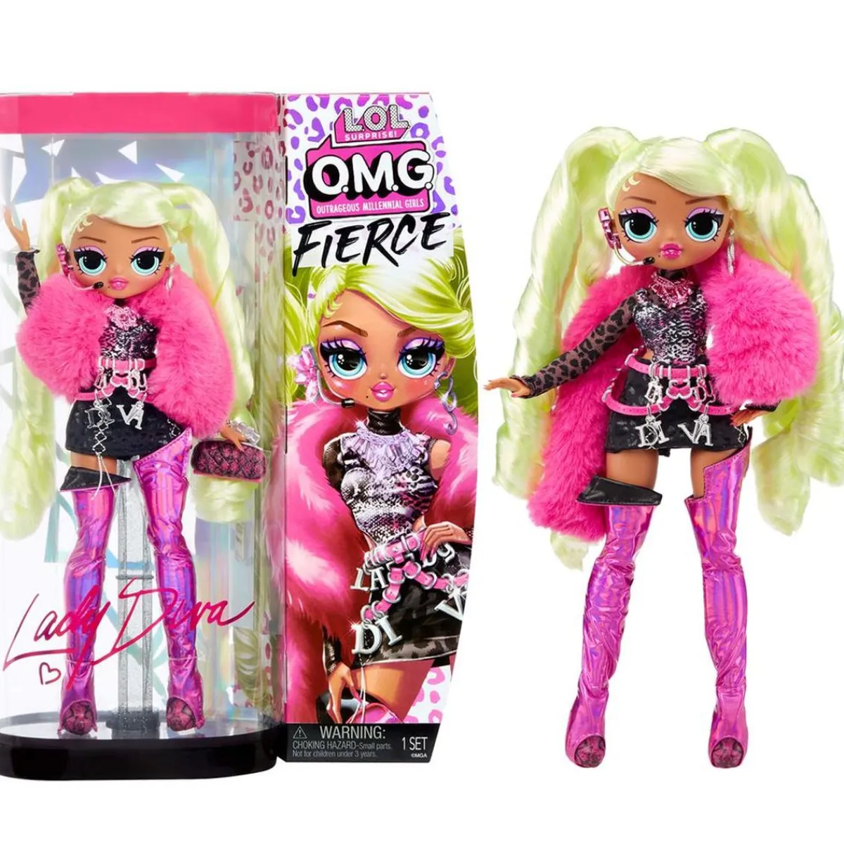 Discount - OMG 707 Dolls Fierce Lady Diva Coleccionables Y Mini Mundos