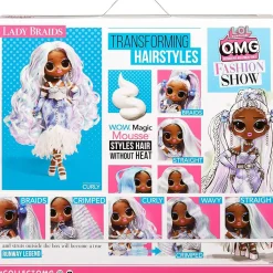 Hot - OMG Fashion Show Style Edition Lady Braids Coleccionables Y Mini Mundos