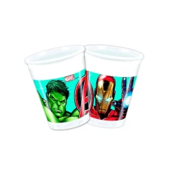Los Vengadores - Pack 8 Vasos*LIRAGRAM Clearance