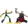 Clearance - Thor VS Loki Bend and Flex Figuras De Acción