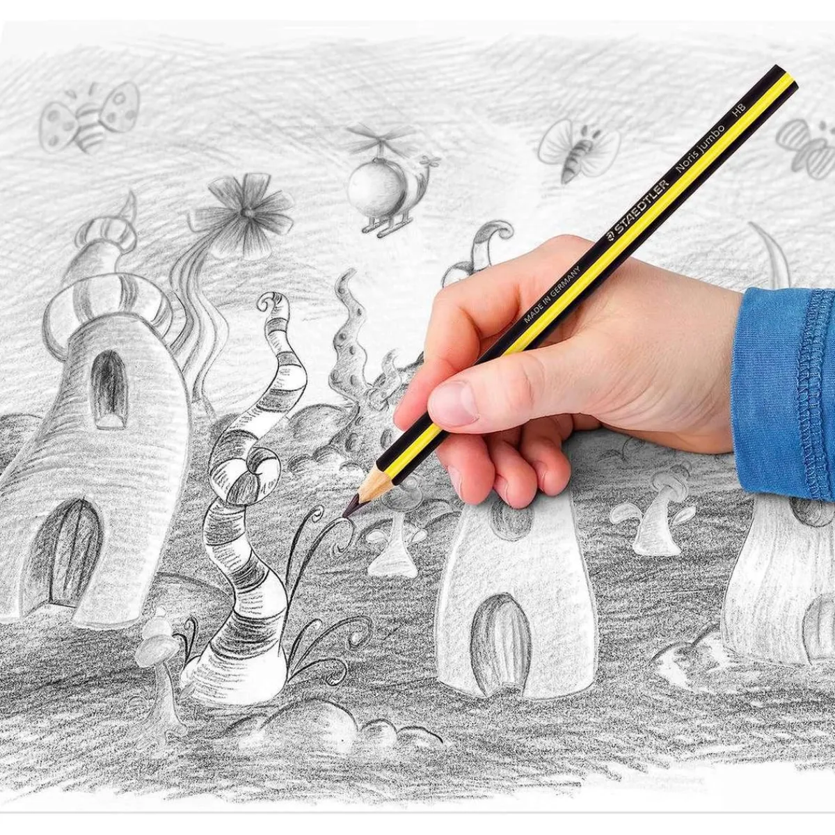 Lápiz Jumbo con Goma de Borrar y Sacapuntas*TOYS "R" US Outlet