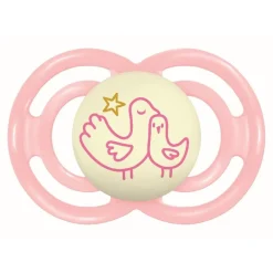 - Chupete Perfect Night silicona brillante +16 meses rosa*MAM Clearance
