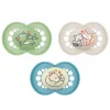 New - Pack 3 chupetes Day & Night silicona +6 meses Azul Preparación Comida Y Accesorios·Termos, Recipientes Y Contenedores