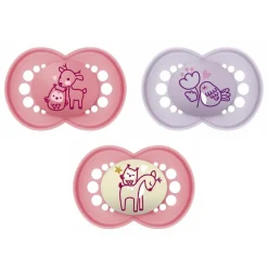 Sale - Pack 3 chupetes Day & Night silicona +6 meses Rosa Preparación Comida Y Accesorios·Termos, Recipientes Y Contenedores