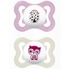 Discount - Pack 2 chupetes Supreme silicona mate 2-6 meses rosa Biberones Y Chupetes·Chupetes