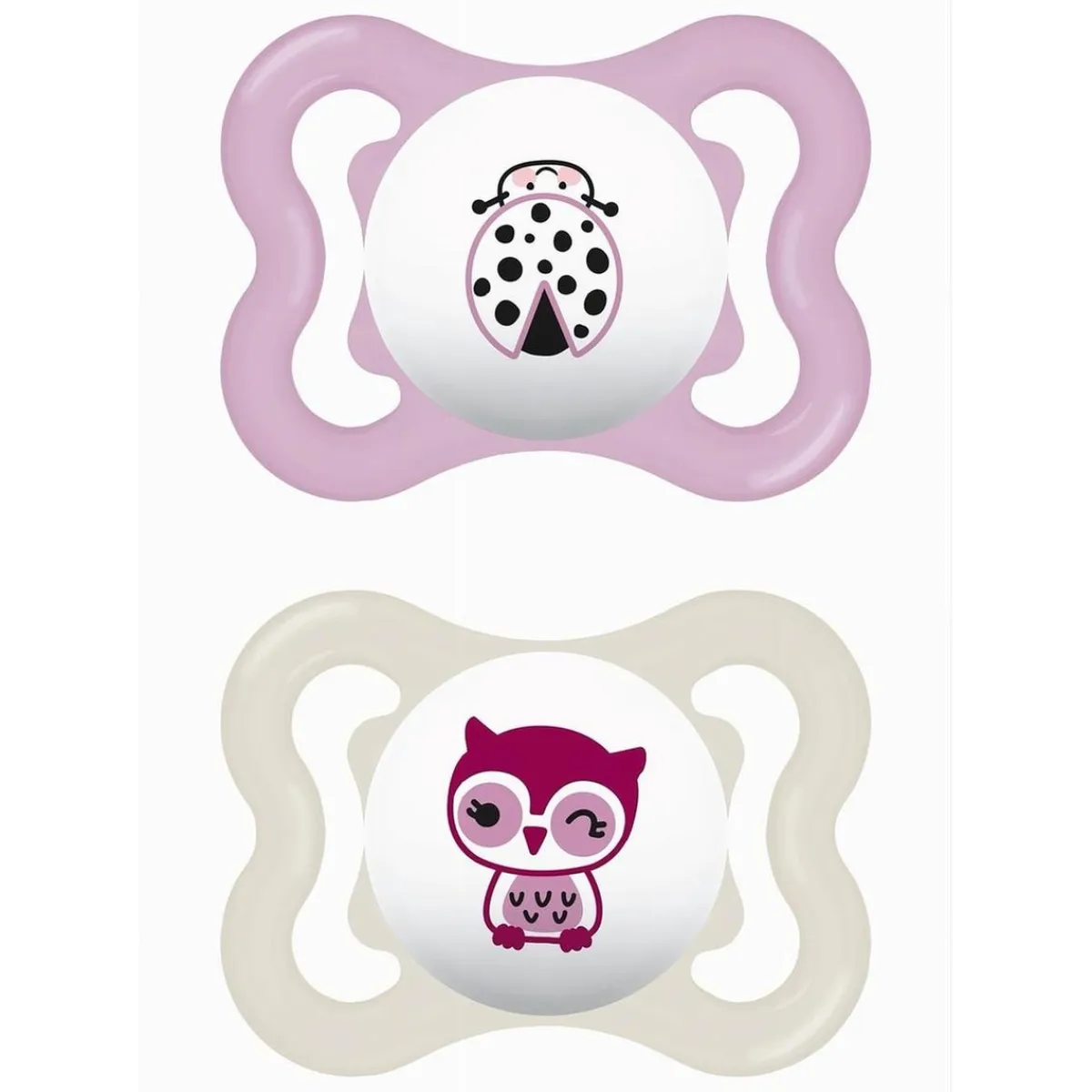 Discount - Pack 2 chupetes Supreme silicona mate 2-6 meses rosa Biberones Y Chupetes·Chupetes