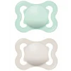 - Pack 2 chupetes Supreme silicona mate 2-6 meses neutro*MAM Discount