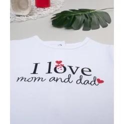 Mameluco blanco unisex para bebé*Prenatal Best