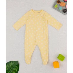 Discount Mameluco de niña amarillo con margaritas por todas partes Recién Nacido·Ropa Y Accesorios|Ropa Y Accesorios·Peleles