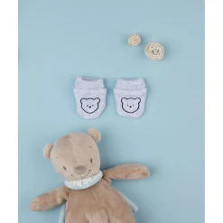 New Manoplas de felpa grises para recién nacido Primeras Salidas·Gorros, Viseras Y Manoplas|Recién Nacido·Primeras Salidas