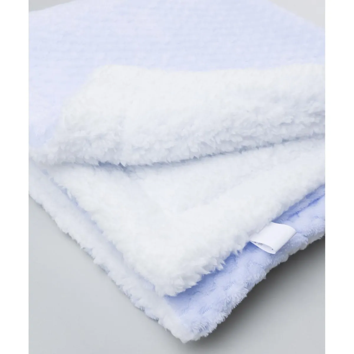 New Manta azul de bebé en terciopelo Ropa De Cama·Sábanas Y Mantas|Recién Nacido·Ropa De Cama