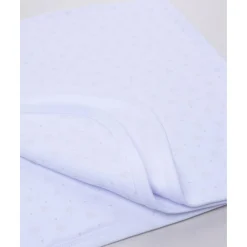 Online Manta blanca con estampado gris para recién nacido Recién Nacido·Ropa Y Accesorios|Ropa Y Accesorios·Arrullos