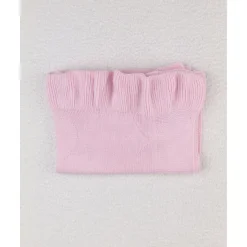 Manta con volantes y bordado de corazones*Prenatal