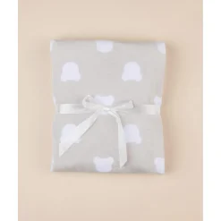 Manta de Cuna de Forro Polar Unisex Gris*Prenatal Discount