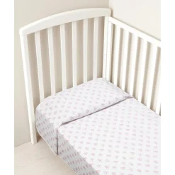 Manta para cuna con estampado de lazos*Prenatal Sale