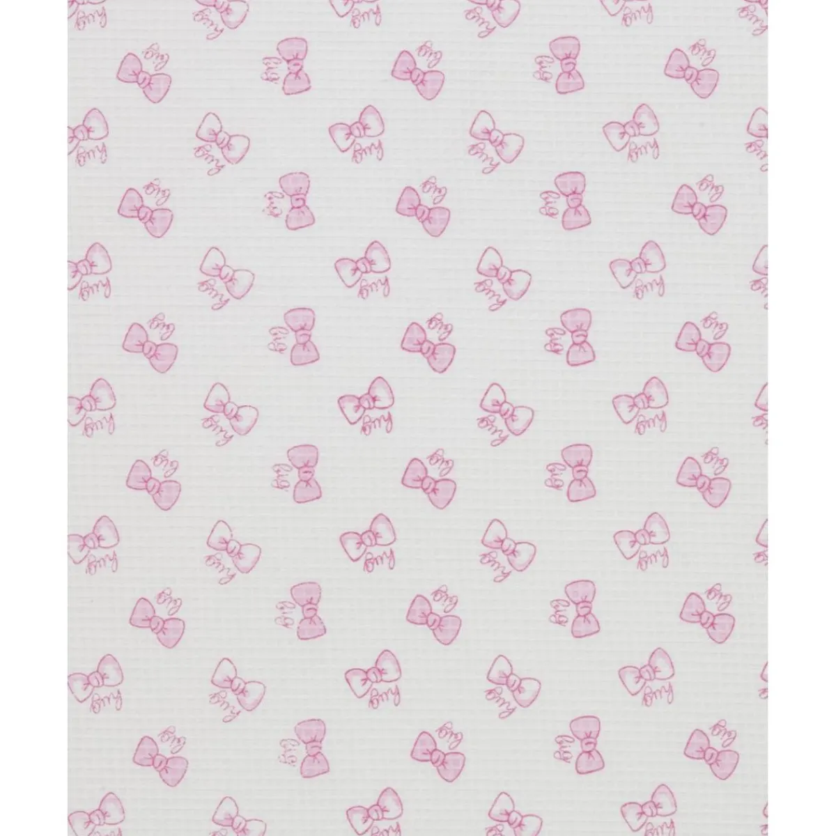 Manta para cuna con estampado de lazos*Prenatal Sale