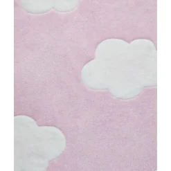 New Manta para cuna de peluche sintético rosa con nubes Ropa De Cama·Sábanas Y Mantas|Recién Nacido·Ropa De Cama