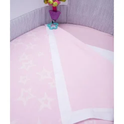 Manta Universal para Cuna Rosa con Estrellas Ropa De Cama·Sábanas Y Mantas|Recién Nacido·Ropa De Cama