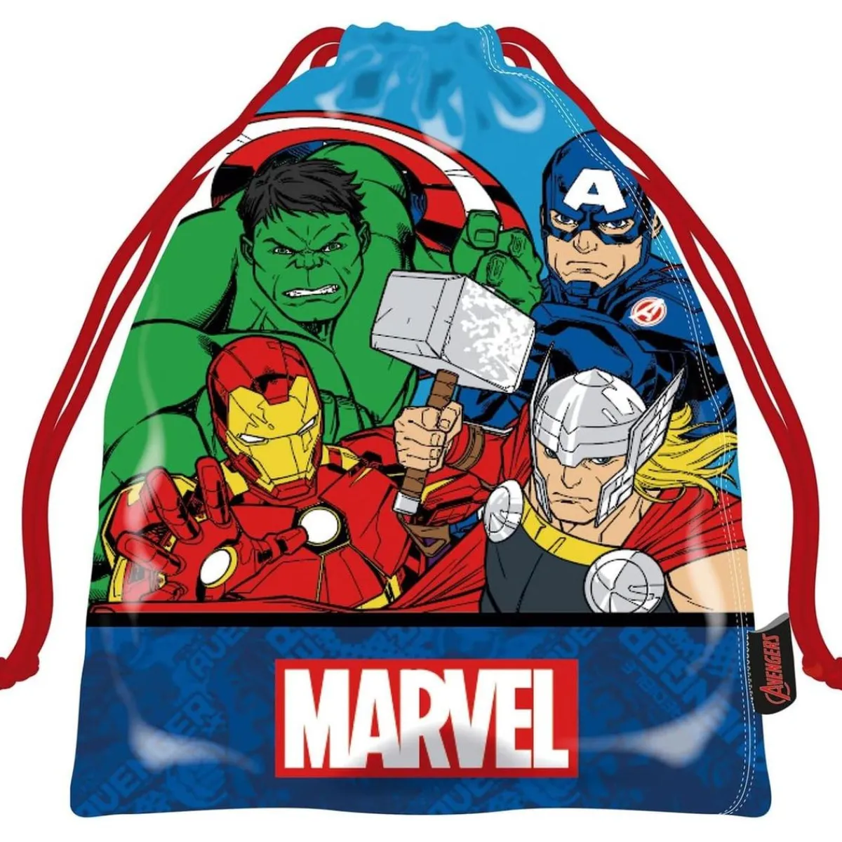 Marvel - Bolsa Merienda 26.5X21.5cm de Vengadores Material Escolar
