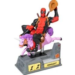 Marvel - Calendario Perpetuo 3D Deadpool Unicornio*GRUPO ERIK