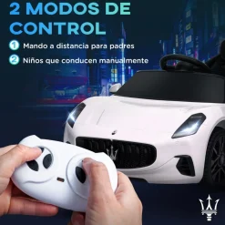 Outlet Maserati Gran Turismo Folgore eléctrico Blanco Vehículos De Batería O A Pedales