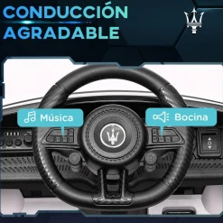 Outlet Maserati Gran Turismo Folgore eléctrico Blanco Vehículos De Batería O A Pedales