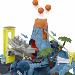 Hot Matchbox - Huida del volcán Vehículos Y Circuitos