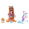 - Enchantimals - Muñeca guepardo Glam Party con accesorios para peinar y mascota ㅤ*MATTEL
