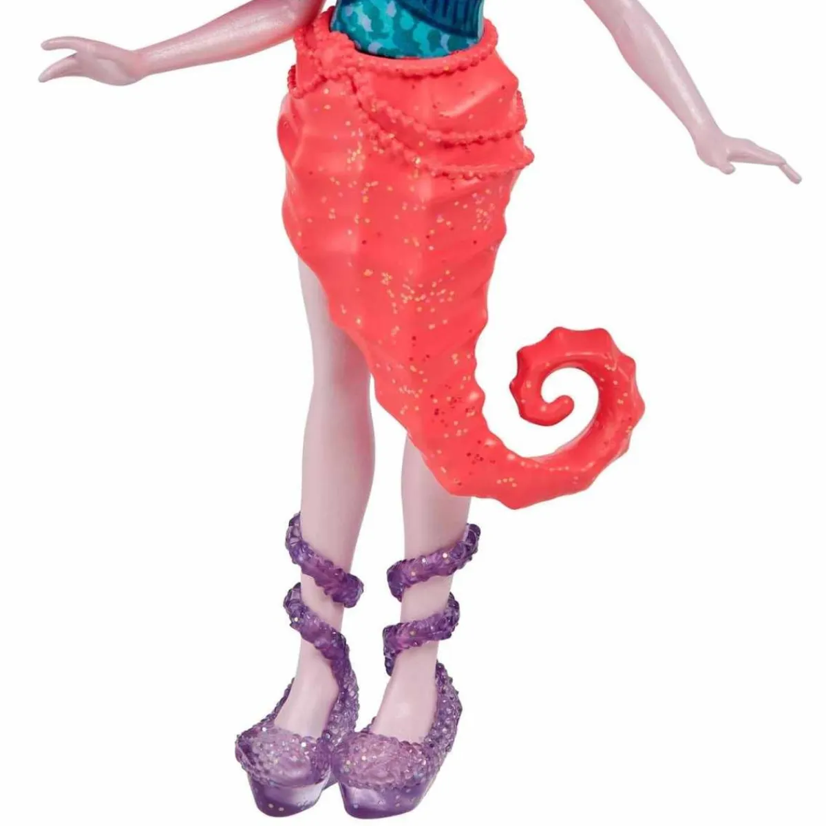 - Enchantimals - Ocean Kingdom muñeca Sedda Sea Horse con familia de caballitos de mar ㅤ*MATTEL New